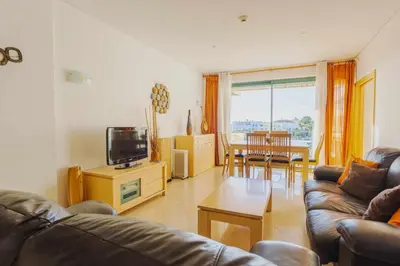 a bathroom with a sink and a shower at Marina Vilamoura - Aquamar 309 By Vilamoura Sun in Vilamoura