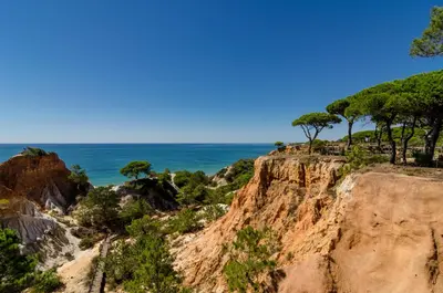 a view of the ocean from the cliffs at Algarve Luxury Experience - Situated within the Pinecliffs Resort in Albufeira