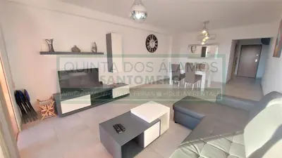 a living room with a couch and a table at Apartamento Vitismar CA in Guia