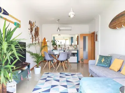 a living room with a couch and a table at AlbufeiraOrada by Be Cherish in Albufeira