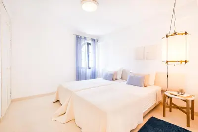 an overhead view of a pool and resort at Apartamentos Turisticos Novochoro in Albufeira