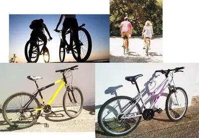 a group of four pictures of bikes parked at Martin House - Montenegro - FARO - ALGARVE in Faro