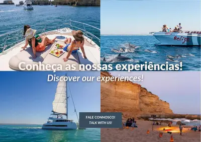 a collage of three pictures of a boat in the water at Galé Mar by OCvillas in Galé