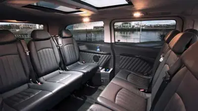 an inside view of the back of a van at Casa dos Teixeiras in Quarteira