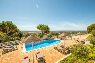 an image of a villa with a swimming pool at Casa Katarina - Private Villa - Heated pool - Free Wifi - Air Con in Tunes