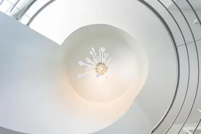 a heart shaped light in a ceiling at Villa Croesa - Vale de Lobo in Almancil