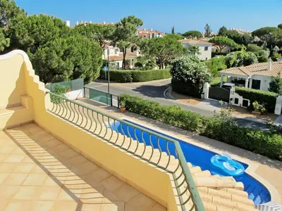 a view of a swimming pool from a house at Holiday Home Vila Sol by Interhome in Cabeço de Câmara