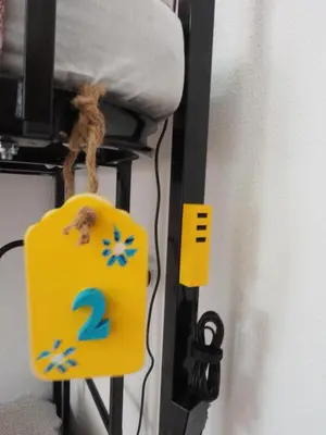 a monkey is climbing on top of a bunk bed at The Portuguese Element in Faro