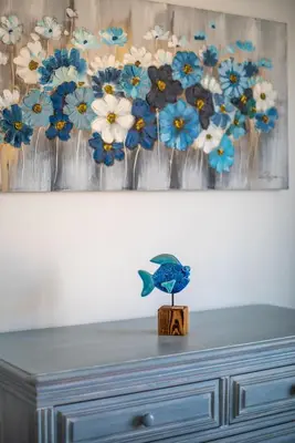 a kitchen with a table with a bowl of oranges on it at Charm Apartment T2 All With Big Terrace Albufeira Self check-in in Albufeira