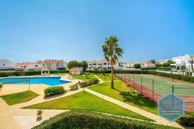 an image of a tennis court in a resort at Casa Branca 409 - Dream Lodging in Albufeira