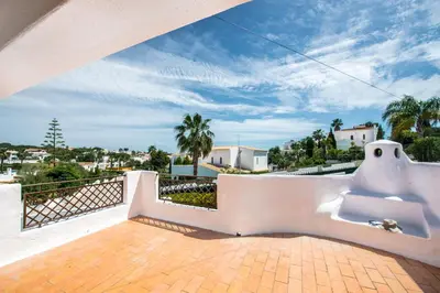 a view from the balcony of a house at Amizade by Algarve Villa Holidays in Albufeira