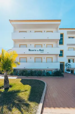a building with a sign on the side of it at Recanto da Galé by Umbral in Albufeira