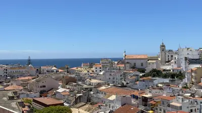 an aerial view of a city with buildings at Rooftop by Check-in Portugal in Albufeira
