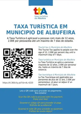 a flyer for a taza turmeric em numberiom at Amazing Algarve - Albufeira in Albufeira