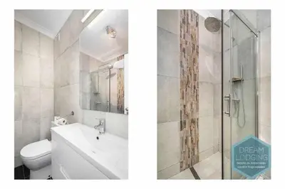 a bathroom with a toilet and a sink and a shower at Forte 303 - Dream Lodging in Albufeira