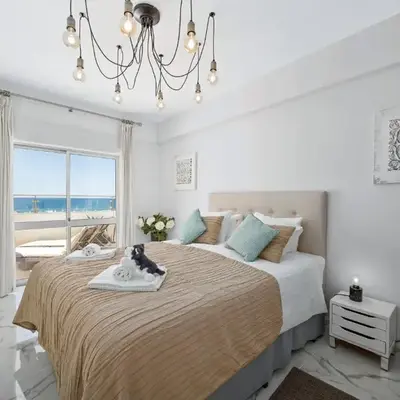 Stylish Algarve Apartment with Spacious Terrace & Sea Views
