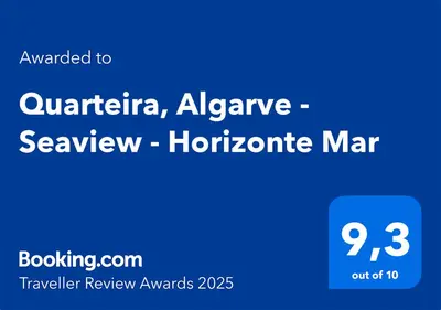 a blue rectangle with the words quarantine alzservice saviour hortonomic map at Quarteira, Algarve - Seaview - Horizonte Mar in Quarteira