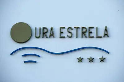 a sign for the united states of america with stars at AL-Dream Oura Estrela Apartments - CC in Albufeira