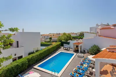 a view of a swimming pool from a building at Villa Altis by Villa Plus in Albufeira
