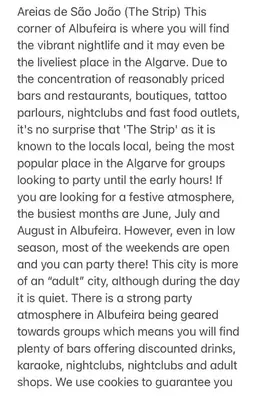 a line of text with the words asterisks at Appartement T1 Albufeira Strip Oura in Albufeira