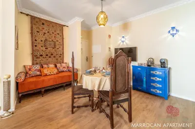 a living room with a couch and a table at 7 Styles Apartments by Raspberry Cascade in Faro
