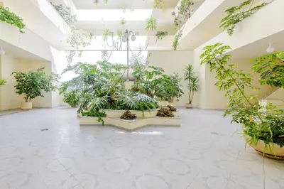a large room filled with lots of plants at Casa Europa in Vilamoura