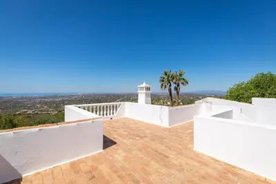 a view from the roof of a house at Villa Saragoça in Loulé