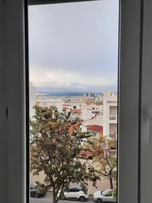 a view from a window of a city at Casa Oceano 1Bedroom apartment W/sea view in Quarteira