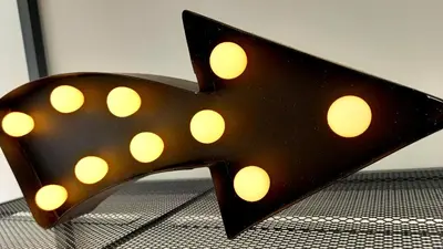 a object with lights on top of a table at OmniaX Apartment in Faro