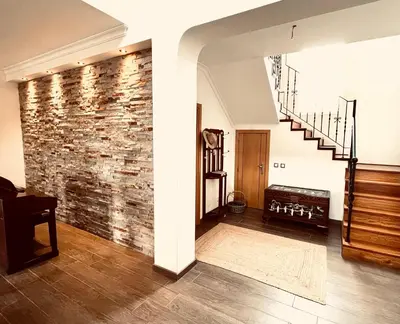 a bedroom with two beds and a window at Charming Villa with pool close to Faro Portugal