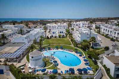 an aerial view of a resort with a swimming pool at Vista Portuguesa by OCvillas in Albufeira