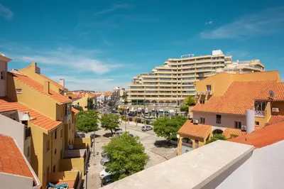a view of a city with a large building at CATCH - Vilamoura in Vilamoura
