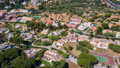 an aerial view of a suburb with houses at Sea 3BDR House W/ Patio by Lovelystay in Albufeira