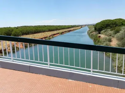 a view of a river from a bridge at T2 Tenis Golf Mar in Vilamoura