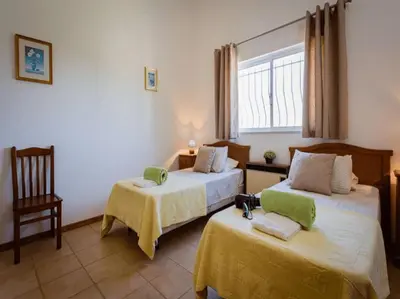 a white building with a window on the side of it at Luxury Algarve Villa 3 Bedrooms Casa Martins Private Pool Rural Setting Loule in Loulé