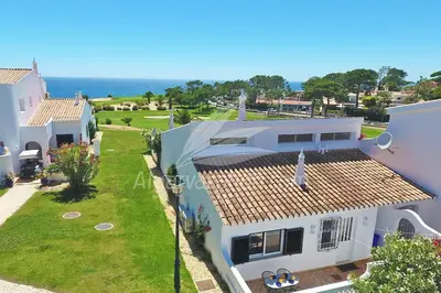 a villa with a view of the ocean at Villa Seaside in Vale do Lobo