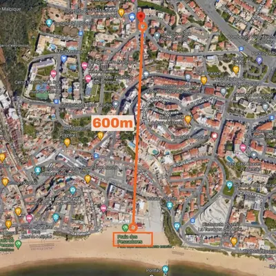 a map of the city of dubrovinho at #099 T1 Caliços by Home Holidays in Albufeira