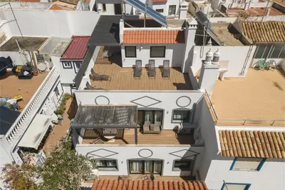 an overhead view of a house with a roof at Miral Beachside 1 - by HD Properties in Albufeira