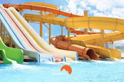 a water slide at a water park at #134 Vila Dias 2 by Home Holidays in Albufeira