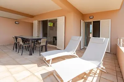 a swimming pool in the middle of a resort at Coastal Golf by Seareen in Vilamoura